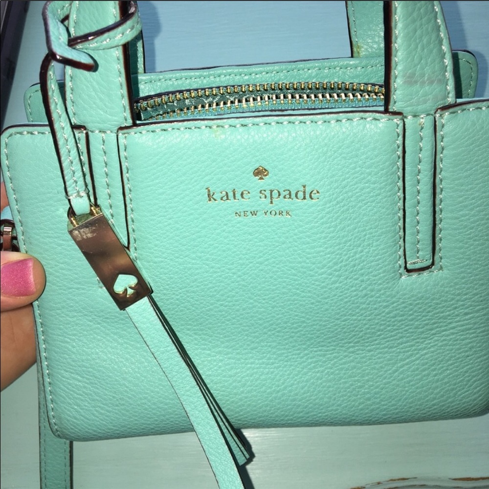 Kate Spade Tiffany Blue mini bag